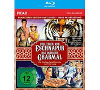 Der Tiger von Eschnapur + Das indische Grabmal - Remastered Edition (neue 4K Ultra-HD Abtastung) / Die komplette 2-teilige Abenteuerfilmreihe (Pidax Film-Klassiker) [Alemania] [Blu-ray]