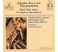 Der Tod Jesu (Passion Cantata Pour Solistes, Choeur Et Orchestre)