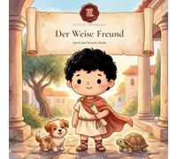 Der Weise Freund: Eine stoische Geschichte uber Seneca fur Kinder von 4-8 Jahren | Ausmalbuch und Vorlesebuch mit echten Zitaten aus Briefe an Lucilius | Book 3 | German edition (Little Thinkers)