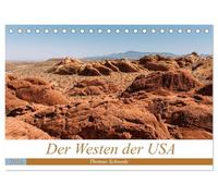 Der Westen der USA (Tischkalender 2026 DIN A5 quer), CALVENDO Monatskalender: Wunderschöne Landschaftsfotografien, aufgenommen auf einem Roadtrip durch den magischen Westen der USA.