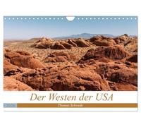 Der Westen der USA (Wandkalender 2026 DIN A4 quer), CALVENDO Monatskalender: Wunderschöne Landschaftsfotografien, aufgenommen auf einem Roadtrip durch den magischen Westen der USA.