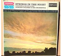 Deram SML 706 - Gordon Franks & His Orchestra - Strings in the Night : La Dolce Vita, Young girls of Rocheforf, Carnival from black Orpheus, Les Parapluies de Cherbourg, Un homme et une femme, Never on sunday, Viva Maria, Jeux interdits, Mondo cane, Rififi, La strada, Rocco and his brothers - Disque Vinyle LP 33t (et non CD).