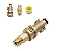 DERASL Adaptador de cañón de espuma de 1/4 pulgadas para la serie Bosch AQT, rosca macho compatible con modelos antiguos, lanza de espuma de nieve y boquilla de botella de jabón