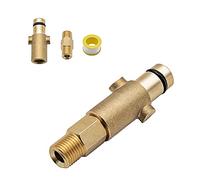 DERASL Adaptador de Latón y Conector Hembra de Pistola de Espuma de Cobre para Botella de Nieve/Adaptador para Gerni/Nilfisk