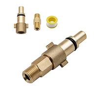 DERASL Kit adaptador universal para lavadora a presión, rosca macho y conector de cañón de espuma de 1/4 pulgadas, compatible con Nilfisk para aplicaciones de lanza de espuma de nieve y jabón