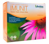 Derbos Imunit 20 Viales de 10ml - Refuerzo Inmunitario de Choque con Shiitake, Reishi, Calostro, Equinácea y Própolis - Defensas Naturales y Vitalidad