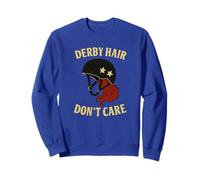 Derby Hair Don't Care - Divertido casco Roller Derby Sudadera