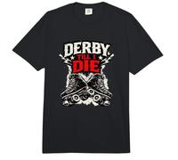 Derby Till I Die Ruedas Derby Quad Disco Patines Patinador Comfort Colors Adult Heavyweight T-Shirt