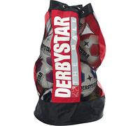 Derbystar 4521000300 - Saco para 10 Pelotas de fútbol, Color Rojo