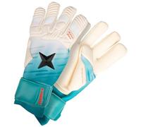 Derbystar Aqua v23 - Guantes para Hombre, Color Blanco, Turquesa y Negro, 10,5