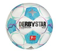 Derbystar Bundesliga Brillant Mini v24 Ball, Blanco/Azul/Rosa, 1