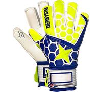 Derbystar Protect Attack XP15 Handschuhe Guantes únicos, Unisex Adulto, Amarillo Marino Blanco, 8,5