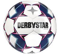 Derbystar Tempo - Balón de fútbol (5 Unidades), Color Blanco, Azul y Rosa