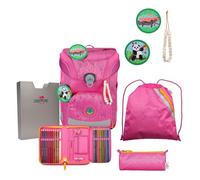 DerDieDas ErgoFlex Easy ECO Juego de mochilas escolares 6 piezas rosa
