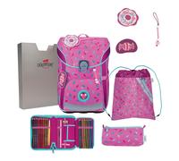 DerDieDas ErgoFlex Easy Juego de mochilas escolares púrpura