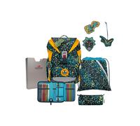 DerDieDas Juego de mochilas escolares ErgoFlex 5pcs. amarillo