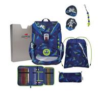 DerDieDas ErgoFlex Light Juego de mochilas escolares 5 piezas azul