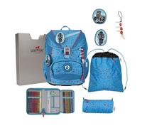 DerDieDas ErgoFlex Light Juego de mochilas escolares 5 piezas azul