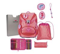 DerDieDas ErgoFlex Light Juego de mochilas escolares 5 piezas naranja