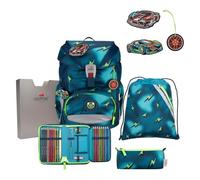DerDieDas ErgoFlex Magic Light - Juego de 5 Mochilas Escolares, Azul