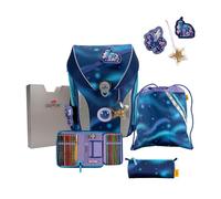 DerDieDas ErgoFlex Max Juego de mochilas escolares 5 piezas azul