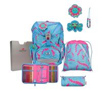 DerDieDas Juego de mochilas escolares ErgoFlex 5pcs. gris