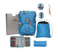 DerDieDas ErgoFlex Superflash Easy Juego de mochilas escolares azul