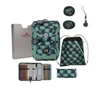 DerDieDas ErgoFlex Superflash Easy Juego de mochilas escolares verde