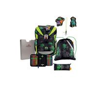 DerDieDas Ergoflex Superlight Juego de mochilas escolares 5 piezas verde