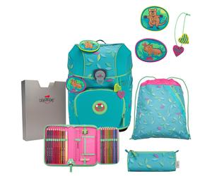 DerDieDas ErgoFlex Tiny Exklusiv Superflash - Mochila escolar Set 5 tlg. 900g (Paradise)