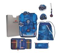 DerDieDas ErgoFlex Tiny Juego de mochilas escolares 6 piezas gris