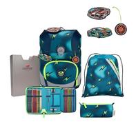 DerDieDas ErgoFlex Tiny Magic Light - Juego de 5 Mochilas Escolares, Azul