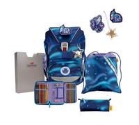 DerDieDas Juego de mochilas escolares ErgoFlex 5pcs. azul