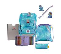 DerDieDas Juego de mochilas escolares ErgoFlex LED 5pcs. azul