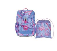 DerDieDas ErgoFlex Light Juego de mochilas escolares 5 piezas púrpura