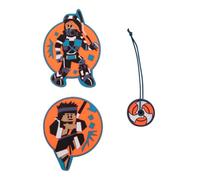 DerDieDas Ninja Fighter - Botones de cambio (3 piezas), carbón