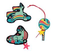 DerDieDas Rainbow Star - Botones intercambiables (3 piezas), carbón