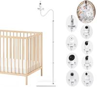 Derebir 68.8 Zoll Soporte universal para vigilabebés compatible con Blemil VT 302/BL9052 /eufy/GHB/HelloBaby HB66/HB6550/HB6339/HB40/ momcozy Bm01/BOIFUN 6T compatible con la mayoría de vigilabebés