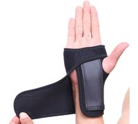 (Derecha) F?rula para mu?eca, aparato ortop?dico para s?ndrome del t?nel carpiano, fractura, esguince, artritis y tendinitis