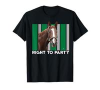 Derecho a la Fiesta de Caballos, Carreras de Caballos, Santa Anita, del Mar Camiseta