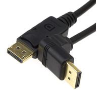 Derecho ángulo DisplayPort v1.2 Clavija a Recto Clavija Monitor Cable 4K 1 m [1 metros/1m]