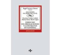 Derecho de obligaciones y contratos en general: Lecciones de Derecho Civil (Derecho - Biblioteca Universitaria de Editorial Tecnos)