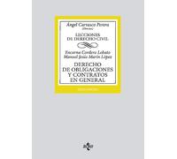 Derecho de obligaciones y contratos en general: Lecciones de Derecho Civil (Derecho - Biblioteca Universitaria de Editorial Tecnos)