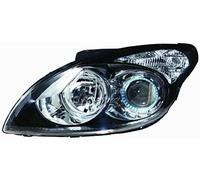 Derecho-FARO PRINCIPAL-Eléctrico FONDO NEGRO BLACK MASK H7+H1 IPARLUX compatible con HYUNDAI i30 (07->12)