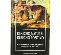 Derecho Natural y Derecho Positivo. el Itinerario Iusnaturalista de Giorgio Del Vecchio