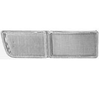 Derecho-PILOTO FRONTAL-Solamente TULIPA-Blanco TAPA DOBLE TWIN COVER