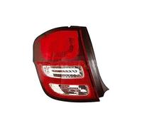 Derecho-PILOTO TRASERO-sin portalámparas-Blanco-Rojo-Exterior