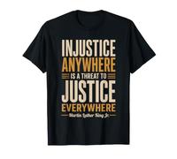 Derechos Civiles MLK Libertad Justicia Social Mes de la Historia Negra Camiseta