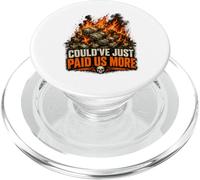 Derechos de los empleados Salario digno Trabajadores Derecho Dañado Bien PopSockets PopGrip para MagSafe