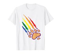 Derechos del Orgullo Gay Orgullo Orgulloso y Apoyo LGBTQ Camiseta gráfica económica, Hombre, Blanco, L